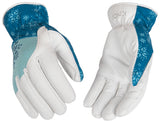 KincoPro 103HKW S Gloves, Women's, S, Angled Wing Thumb, Easy-On Cuff, Polyester/Spandex, Blue