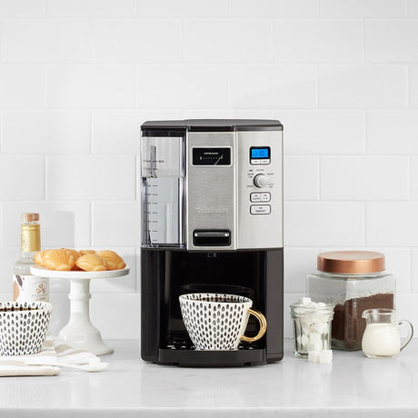 Cuisinart DCC-3000NAS Programmable Coffee Maker, 12 Cup, Black Stainless