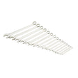GearWrench 81901 Wrench Set, 15 -Piece, Alloy Steel, Full Polish Chrome, Specifications: SAE Measurement