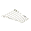 GearWrench 81934 Combination Wrench Set, 11-Piece, Steel, Chrome, Silver