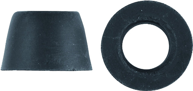Danco 38802B Cone Faucet Washer, 3/8 in ID x 5/8 in OD Dia, 1/2 in Thick, Rubber, Pack of 5