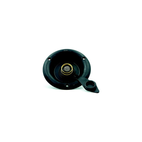 94219 City Water Dish with Brass CV, Black