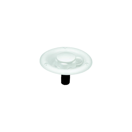 94220 City Water Dish with Plastic CV, White
