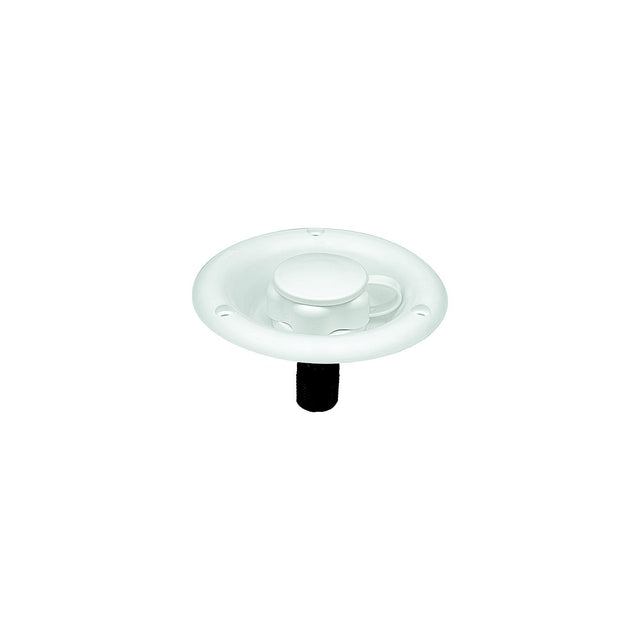 94220 City Water Dish with Plastic CV, White