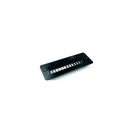 865-94257 Floor Register, w/o Damper, Black
