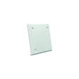 B&B Molders 94291 Square Corner Slide-Out Extrusion Cover4.75" , Polar White