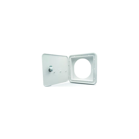 B&B Molders 94304 Fuel Hatch w/Oval Back, Polar White