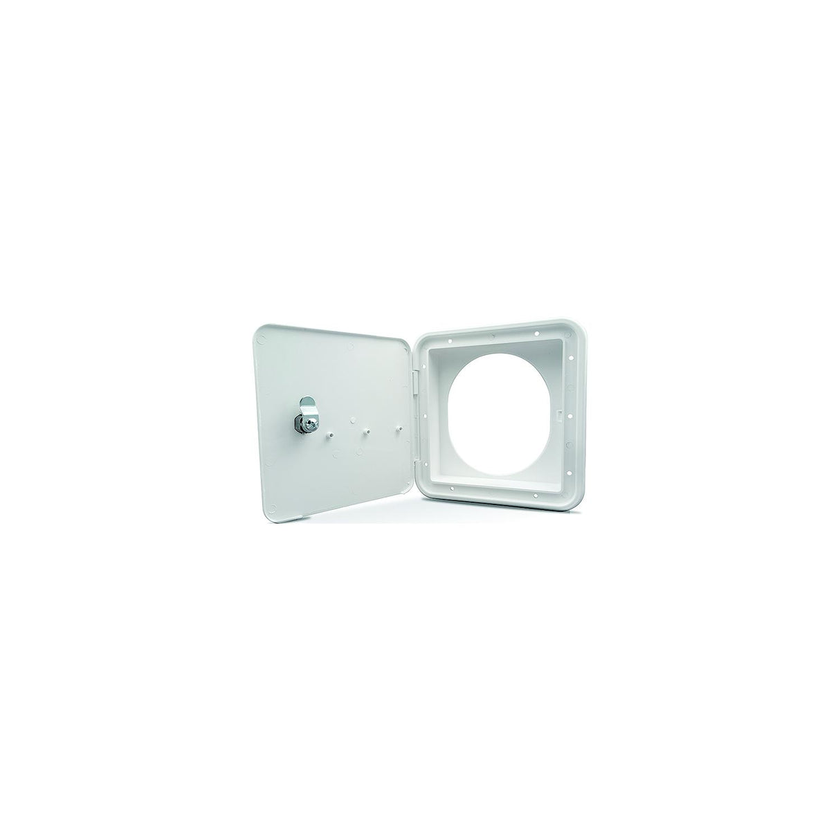 B&B Molders 94304 Fuel Hatch w/Oval Back, Polar White