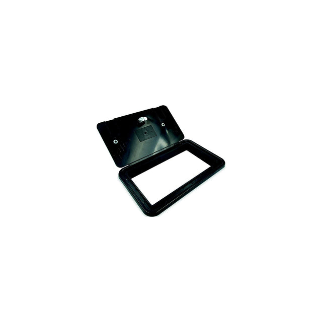 B&B Molders 94317 Multi-Purpose Hatch w/2 Vermin Doors, Black