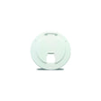 B&amp;B Molders 94331 Round Electric Cable Hatch w/o Back, 5-1/8" Polar White