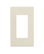 Leviton 029-0PJ26-00T GFCI/Rocker Wallplate, 4-5/8 in L, 2-3/4 in W, 1-Gang, Polycarbonate, Light Almond