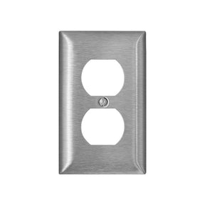 Decora 022-80414-02W Blank Wallplate, 1-Gang, Plastic, White