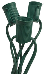 Hometown Holidays C9500GC-12 Socket Light Cord Reel, 110/120 V, 12-Lamp, LED, 500 ft L