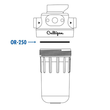 Culligan OR-250 Water Filter Housing O-Ring, Buna-N, Black