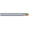 Southwire Armorlite 68583422 Armored Cable, 12 AWG Cable, 3-Conductor, 50 ft L, Copper Conductor, PVC Insulation