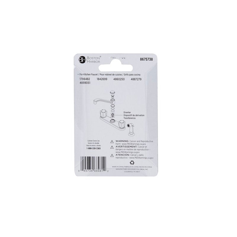 DIVERTER F/TWO HNDL KTN FAUCET
