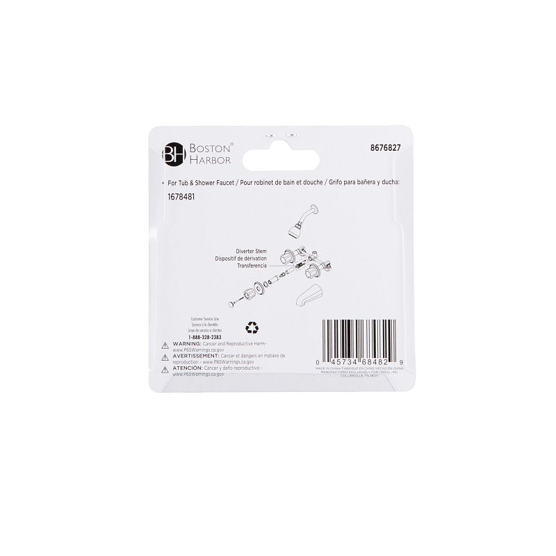 DIVERTER STEM F/TUB&SHW FAUCET