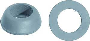 Danco 38804B Cone Faucet Washer, 13/32 in ID x 28/32 in OD Dia, 1/4 in Thick, Rubber, Pack of 5