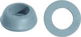 Danco 38804B Cone Faucet Washer, 13/32 in ID x 28/32 in OD Dia, 1/4 in Thick, Rubber, Pack of 5