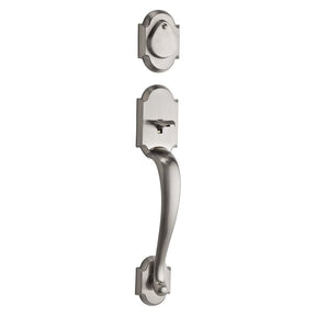 Kwikset 800AUH LIP 15 SMT 6AL Exterior Handleset, Austin Design, Satin Nickel, 3 Grade, Re-Key Technology: SmartKey