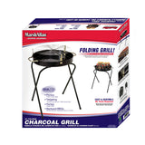 Marsh Allen 18 in. Fold-A-Matic Charcoal Grill Black