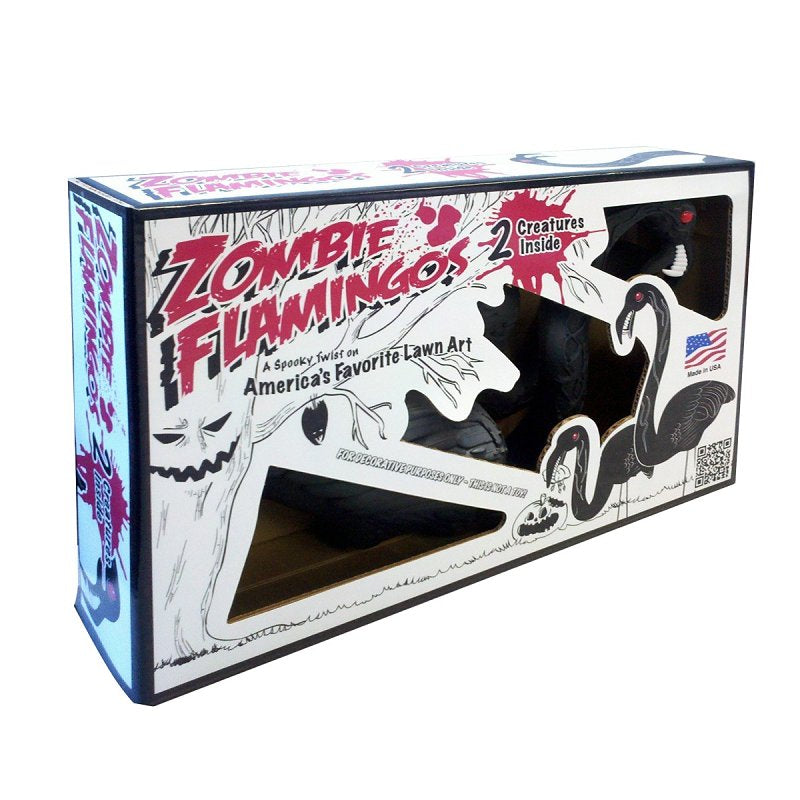 ZOMBIE FLAMINGOS BLACK - PAIR