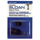 Sloan Angle Stop Repair Kit Black Plastic