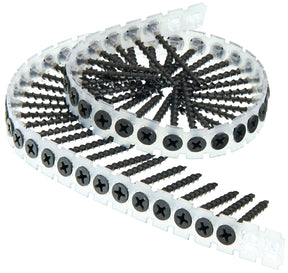 Senco 06A Series 06A125PB Screw, Gray, #6 Thread, 1-1/4 in L, Bugle Head, #2 Drive, Steel, Phosphate, 4000/PK