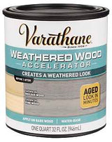 Varathane 313835 Weathered Stain, Clear, Liquid, 1 qt