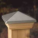 Maine Ornamental 72379 Post Cap, 6 in L, 6 in W, Cedar, Polished