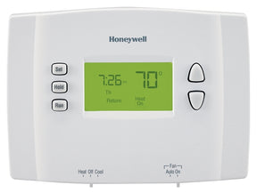 Honeywell RTH2300B1046/E1 Programmable Thermostat, 120 to 240 V, Backlit Display, White