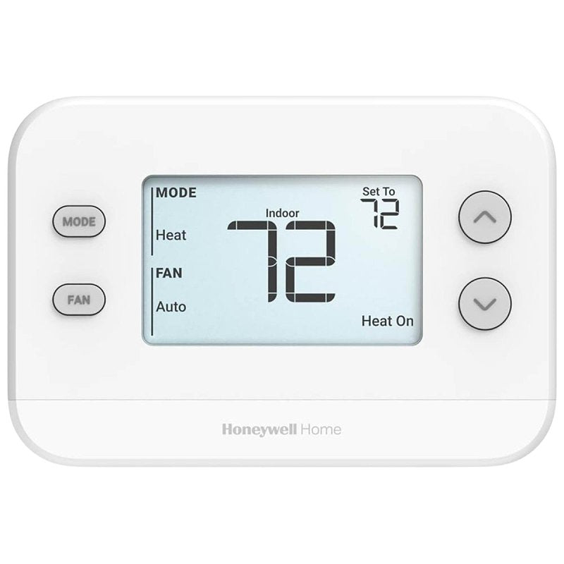 Honeywell Home X1N Series RTHC11B/N Non-Programmable Thermostat, 24 V, White