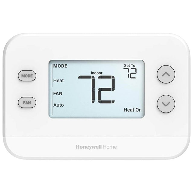 Honeywell Home X1N Series RTHC11B/N Non-Programmable Thermostat, 24 V, White