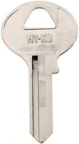 Hy-Ko 11010CO10 Key Blank, Brass, Nickel, For: Corbin Russwin Cabinet, House Locks and Padlocks, CO10 Key Number, Pack of 10