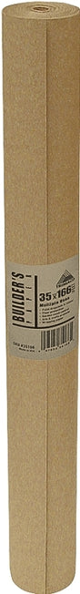 Trimaco 35166/20 Floor Paper, 166 ft L, 35 in W, Kraft Paper, Floor Mounting