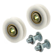 Prime-Line D 1504 Door Roller, 1-1/4 in Dia Roller, 5/16 in W Roller, Nylon, 2-Roller