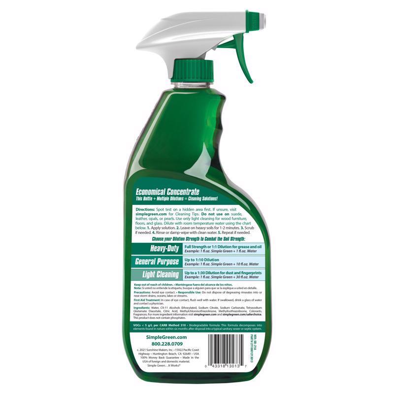 Simple Green Sassafras Scent Concentrated All Purpose Cleaner Liquid 24 oz, Pack of 6