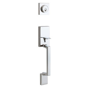 Taymor Professional Series 34-FV0766 Handleset, 3 Grade, Metal, Satin Nickel, 2-3/8 to 2-3/4 in Backset, WR5 Keyway