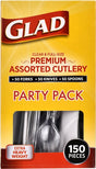 Glad BBP0236 Cutlery, Plastic, Assorted