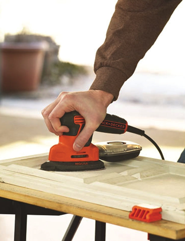 Black+Decker MOUSE BDEMS600 Electric Detail Sander, 1.2 A, 14000 rpm No Load