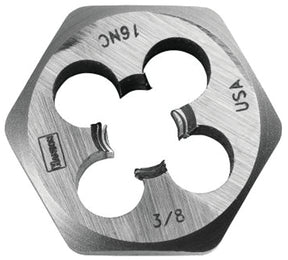 Irwin Hanson 9439 Machine Screw Die, 7/16-14 Thread, UNC Thread, Right Hand Thread, HCS