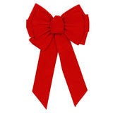 Holiday Trims Red 11 Loop Christmas Bow 10 in., Pack of 12