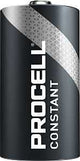 Procell PC1300 Battery, 1.5 V Battery, 14 mAh, D Battery, Alkaline, Manganese Dioxide, Rechargeable: No
