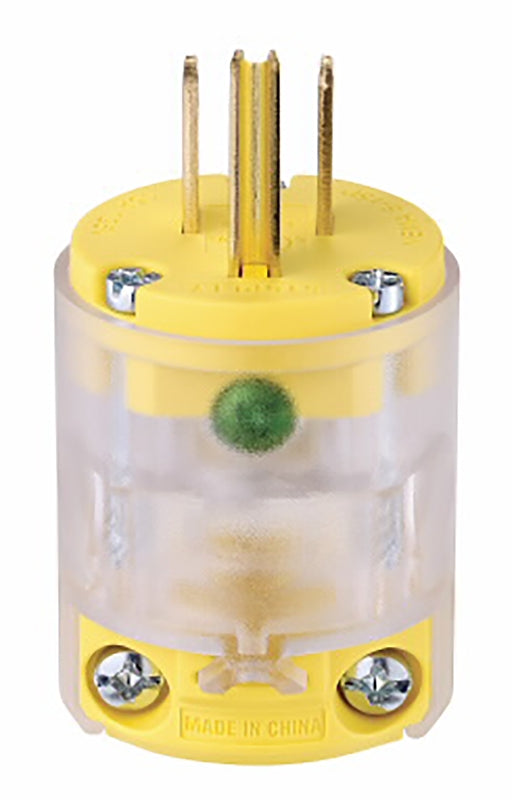 Eaton 515PLT-F-L/ Straight Blade Plug, 15 A, 125 V, Yellow