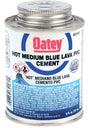 Oatey 32161 Solvent Cement, 8 oz, Can, Liquid, Blue