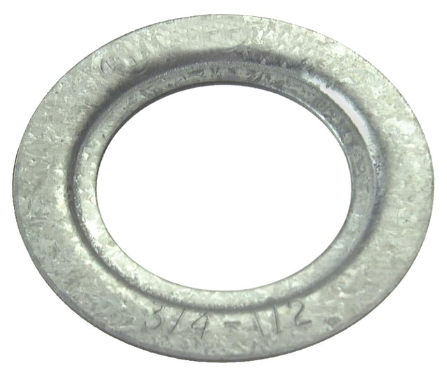 Halex 96841 Rigid Reducing Washer, 1-1/4 x 1/2 in, 2.18 in OD, Steel