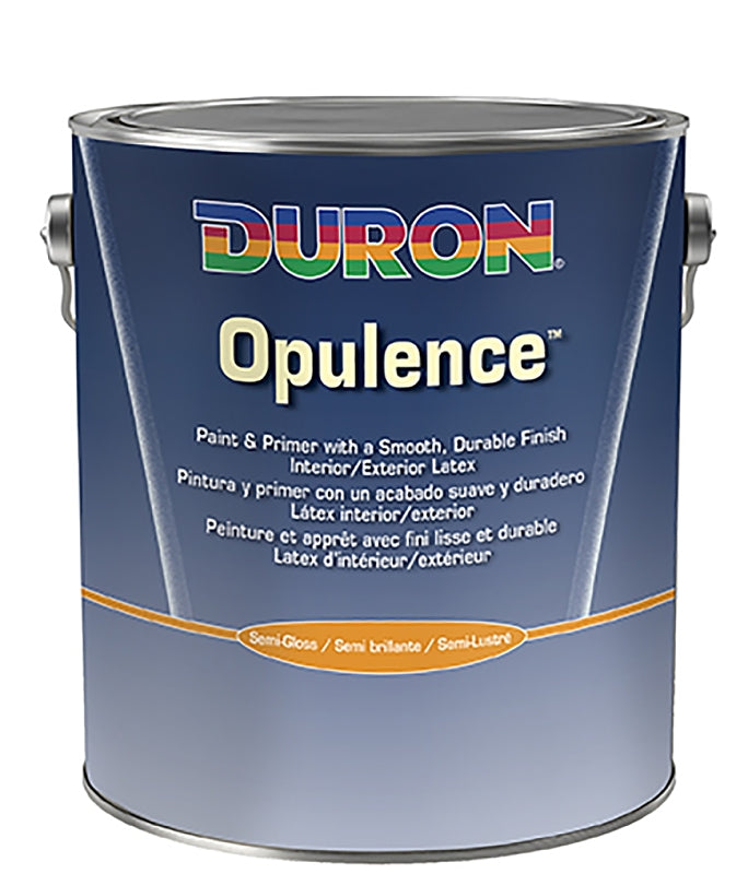 Duron DU31W2051-16 Paint, Latex, Semi-Gloss, White, 1 gal, Pack of 4