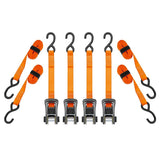 SmartStrap 249 Tie-Down, 1-1/4 in W, 14 ft L, Steel, Orange, 1000 lb