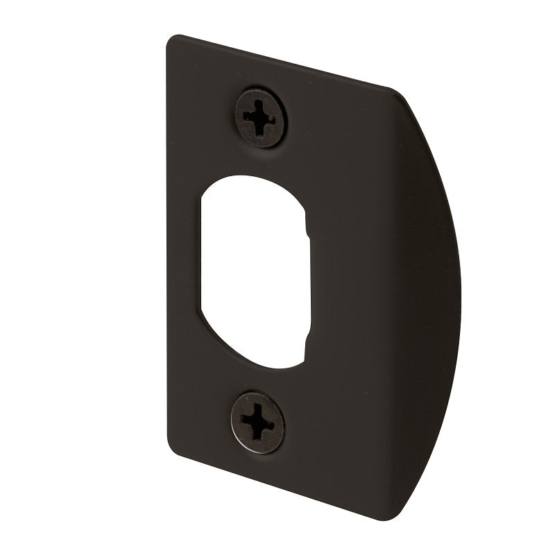 Defender Security E 2516 Door Strike Plate, 2-1/4 in L, 1-7/16 in W, Steel, Bronze