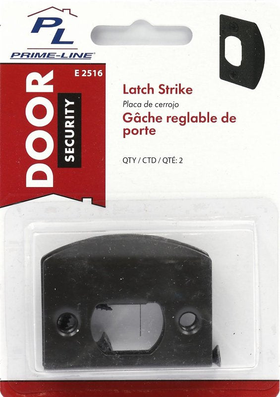Defender Security E 2516 Door Strike Plate, 2-1/4 in L, 1-7/16 in W, Steel, Bronze
